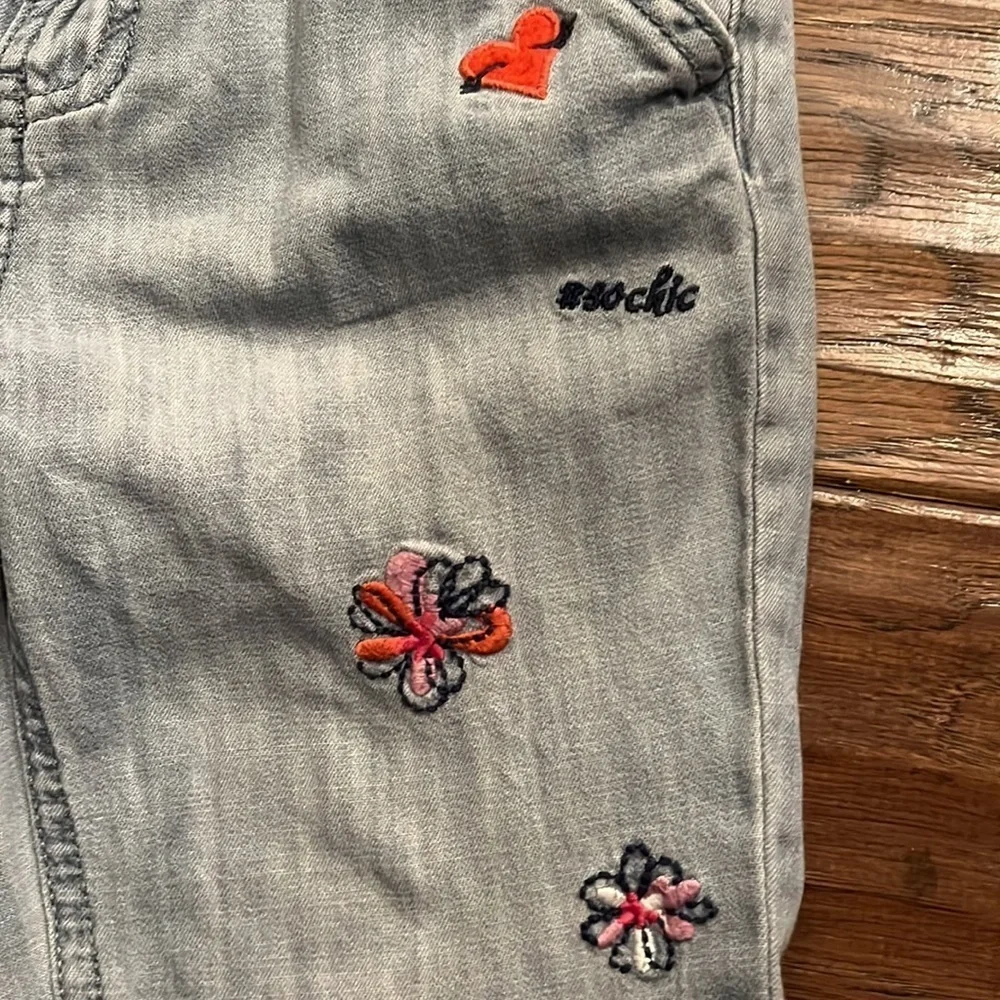 Gymboree Girl’s Embroidered Jeans Size 6